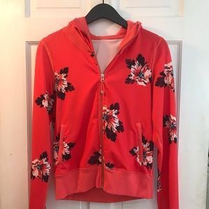 Flowered Lululemon Zip-up